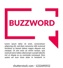 buzzword sign,label.buzzword speech bubble. features tag sign,banner