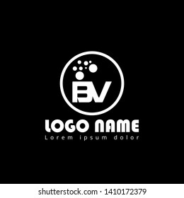BV company linked letter logo concept. Designed for your web site design, logo, app, UI. initial logo design