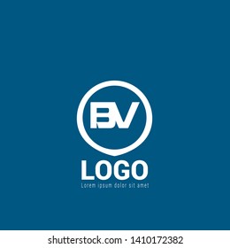 BV company linked letter logo concept. Designed for your web site design, logo, app, UI. initial logo design