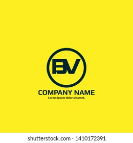 BV company linked letter logo concept. Designed for your web site design, logo, app, UI. initial logo design