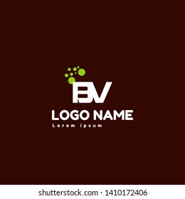 BV company linked letter logo concept. Designed for your web site design, logo, app, UI. initial logo design