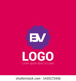 BV company linked letter logo concept. Designed for your web site design, logo, app, UI. initial logo design