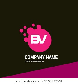 BV company linked letter logo concept. Designed for your web site design, logo, app, UI. initial logo design