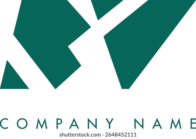 BV creative modern abstract letter logo vector design. Usable for your company or business and brand identity.