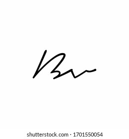 Bv handwriting symbol letter alphabet