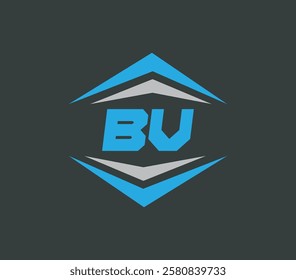 BV Letter company name vector logo design ,BV logo design icon, 
BV letter abstract golden and silver gradient logo design.