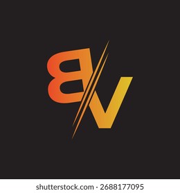 bv logo design vector icon