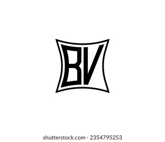 BV logo design vector template
