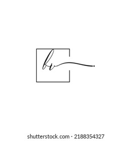BV siganture logo concept in high quality professional design that will print well across any print media