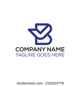 BV or VB logo design