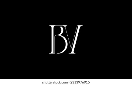 BV, VB, V, B, Abstract Letters Logo Monogram