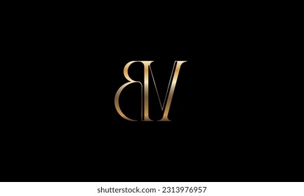 BV, VB, V, B, Abstract Letters Logo Monogram