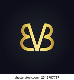 BVB logo. B V B design. White BVB letter. BVB, B V B letter logo design.