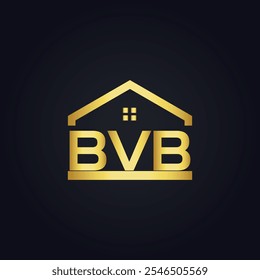 BVB logo. B V B design. White BVB letter. BVB, B V B letter logo design.