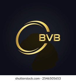 BVB logo. B V B design. White BVB letter. BVB, B V B letter logo design.