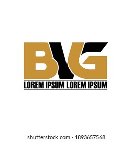 vector de diseño del logotipo de la letra BVG
