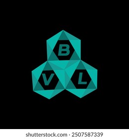 BVL creative minimalist letter logo. BVL unique vector initials alphabet letter logo design
