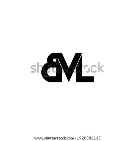 bvl letter original monogram logo design