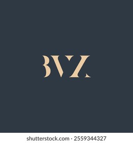 BVX abstract letter logo design. This logo is designed by three abstract letters.