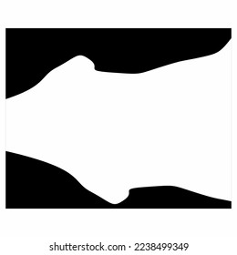 bw abstract shape banner template for marketing promotion material