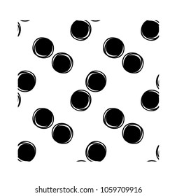 b&w circles  seamltss pattern. minimal dots pattern background
