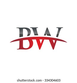 BW initial company red swoosh logo