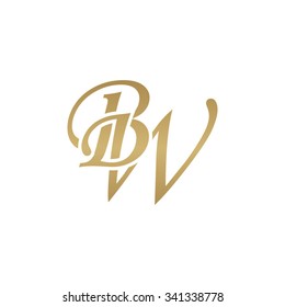 BW initial monogram logo