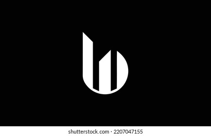 BW letter logo design on black background. BW creative initials letter logo concept. bw letter design. BW white letter design on black background. B W, b w logo