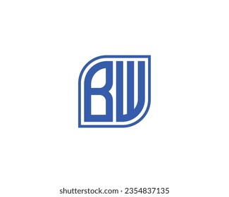 BW logo design vector template