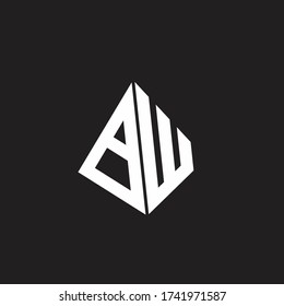 Bw initial vector triangle Images, Stock Photos & Vectors | Shutterstock