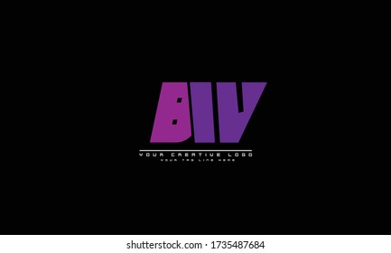 plantilla de monograma del logotipo del vector abstracto de BW WB