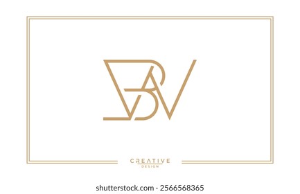 BW, WB, B, W, Abstract Letters Logo Monogram