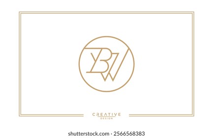 BW, WB, B, W, Abstract Letters Logo Monogram