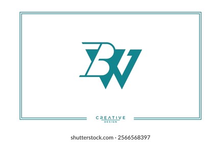 BW, WB, B, W, Abstract Letters Logo Monogram