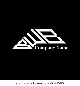 BWB logo design, BWB simple and modern logo. BWB luxurious alphabet design  