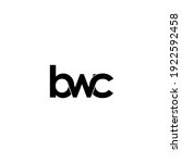 bwc letter original monogram logo design