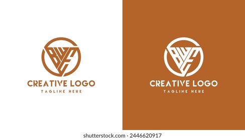 BWE Logo design in triangle shape