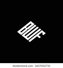 BWF letter logo design on black background.  
BWF letter business logo design. 
BWF creative initials letter logo concept.
