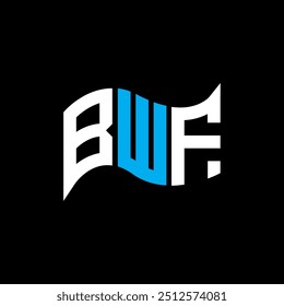 Diseño del logotipo de BWF, logotipo simple y moderno de BWF. BWF diseño de alfabeto de lujo  