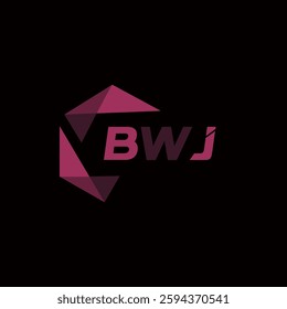 BWJ creative minimalist letter logo. BWJ unique vector initials alphabet letter logo design
