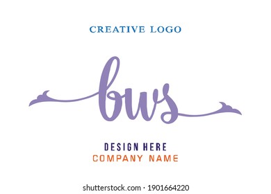 BWS lettering logo is simple, easy to understand and authoritative
