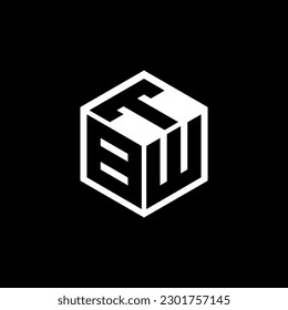Diseño del logotipo de la letra BWT en la ilustración. Logo vector, diseños de caligrafía para logotipo, afiche, invitación, etc.