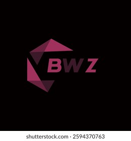 BWZ creative minimalist letter logo. BWZ unique vector initials alphabet letter logo design
