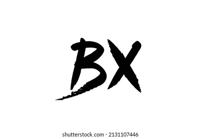 Bx Alphabet Letter Logo Icon Design Stock Vector (Royalty Free ...