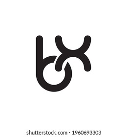 bx initial letter vector logo