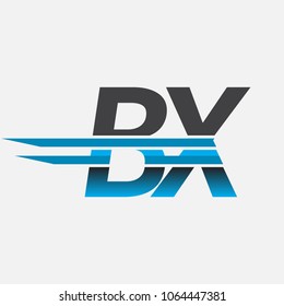 BX initial logo company name colored black and blue, Simple and Modern Logo Design.