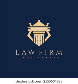 BX initial monogram logo for lawfirm vector design