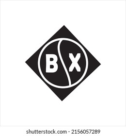 BX letter design on white background. BX creative  initials letter llogo ogo concept. BX letter design.