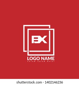 BX logo concept. Designed for your web site design, logo, app, UI. map pin logo design.BZ corporate identity logo. can be used for business company. modern illustration.modern graphic design