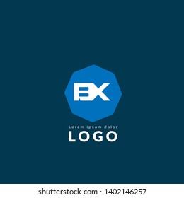 BX logo concept. Designed for your web site design, logo, app, UI. map pin logo design.BZ corporate identity logo. can be used for business company. modern illustration.modern graphic design